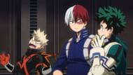 Bakugo, Shoto, and Deku (Image via Studio Bones)
